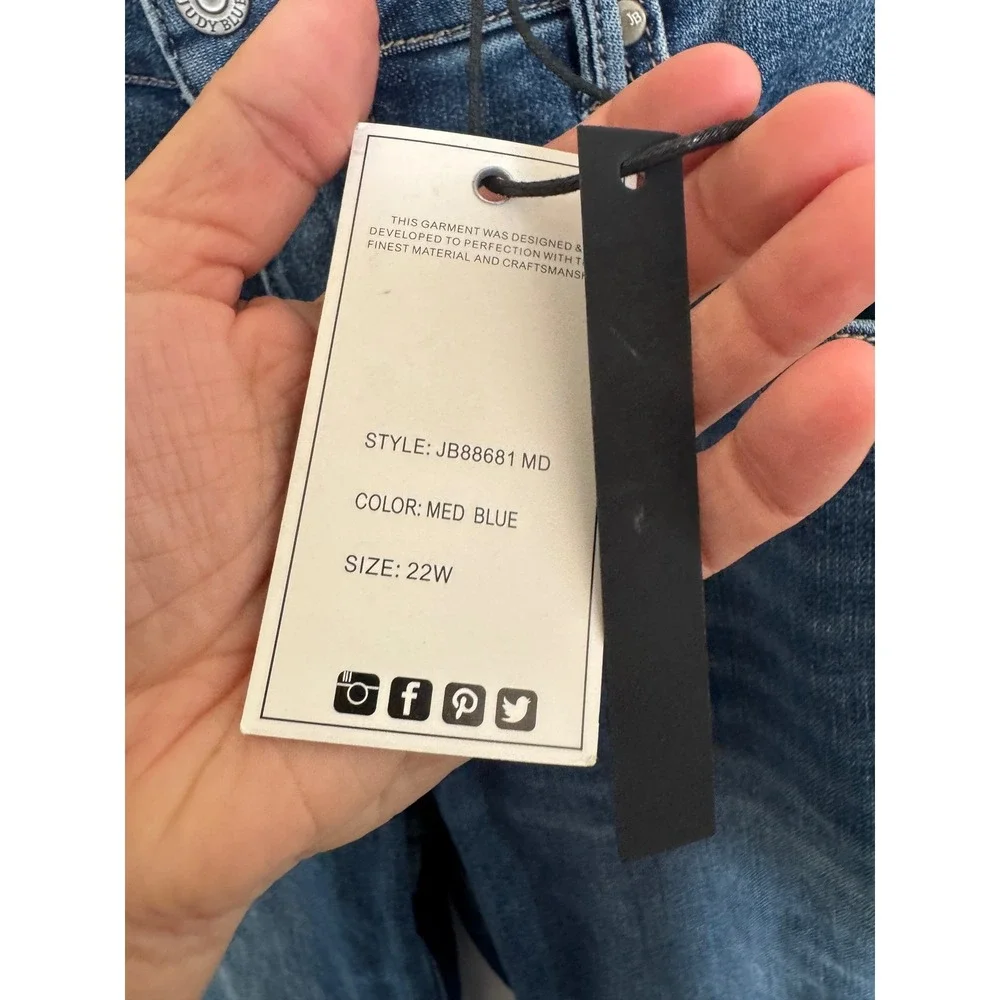 NWT Judy Blue High Rise Flare Jeans size 22W